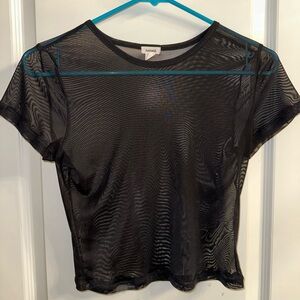 Garage mesh tank top